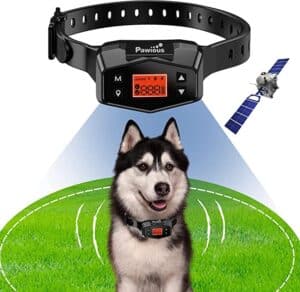 Pawious GPS Halo Wireless Dog Fence Collar