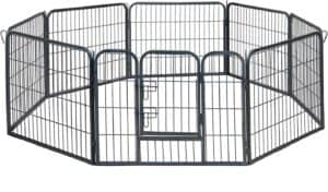 Wire Pen Dog Fence Playpen - Pet Dogs & Cats Outdoor Exercise Pens